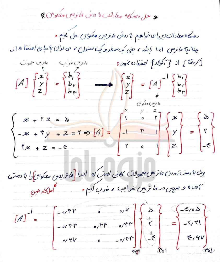 جزوه تئوری الاستیسیته