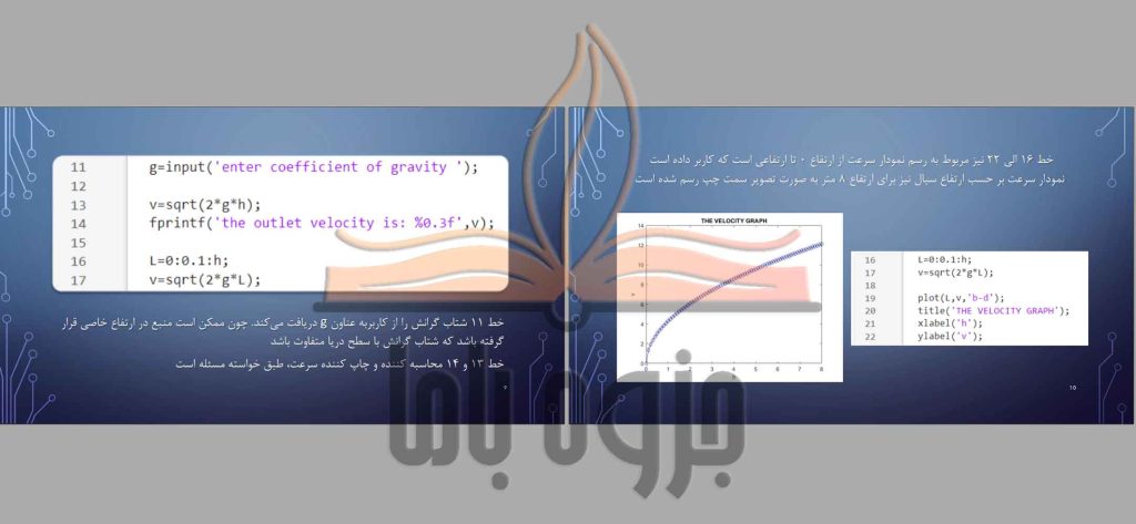 پروژه متلب مکانیک سیالات