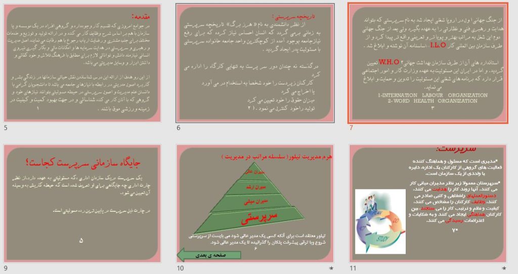 پاورپوینت اصول سرپرستی در تربیت بدنی
