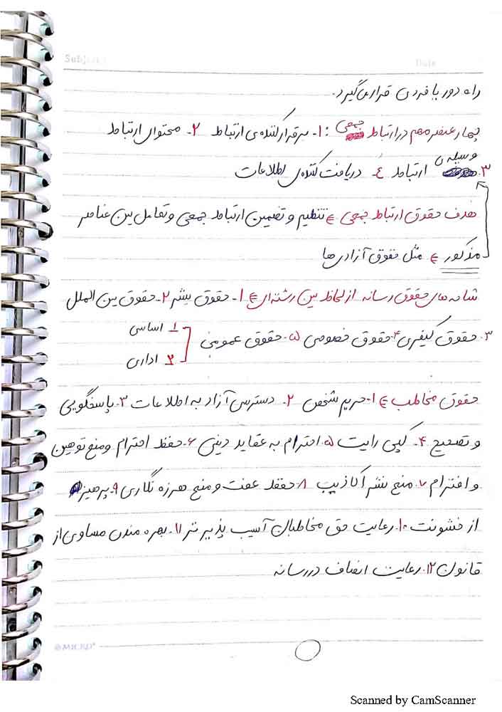 جزوه حقوق رسانه