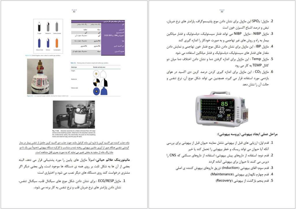 جزوه اصول هوشبری دامپزشکی